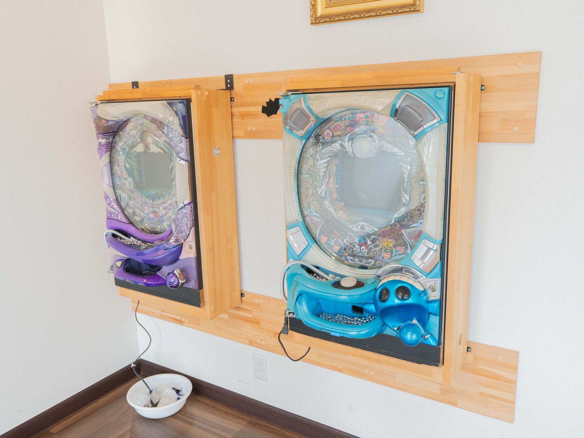 遊び心ある壁面