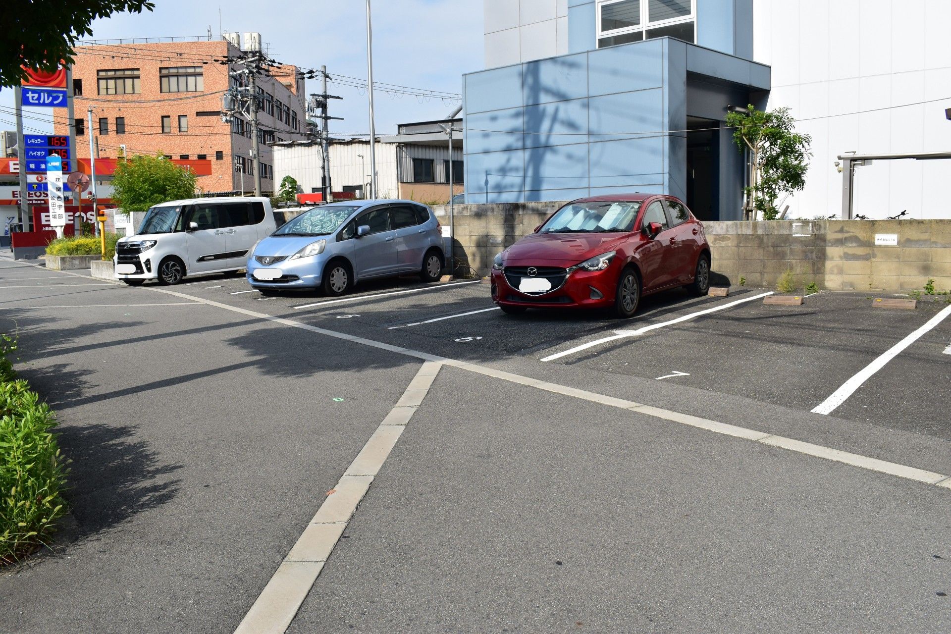便利な駐車スペース外観