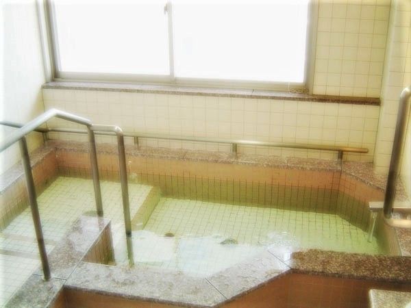 大浴場には大きな湯船と複数の手すりがあり、窓もついて明るい雰囲気。