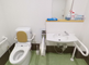 バリアフリーのトイレ空間