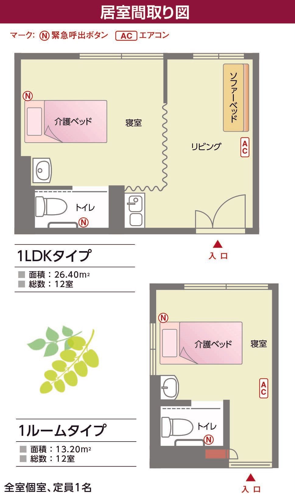 ファミリー・ホスピス 茅ヶ崎ハウスの間取りの間取り図