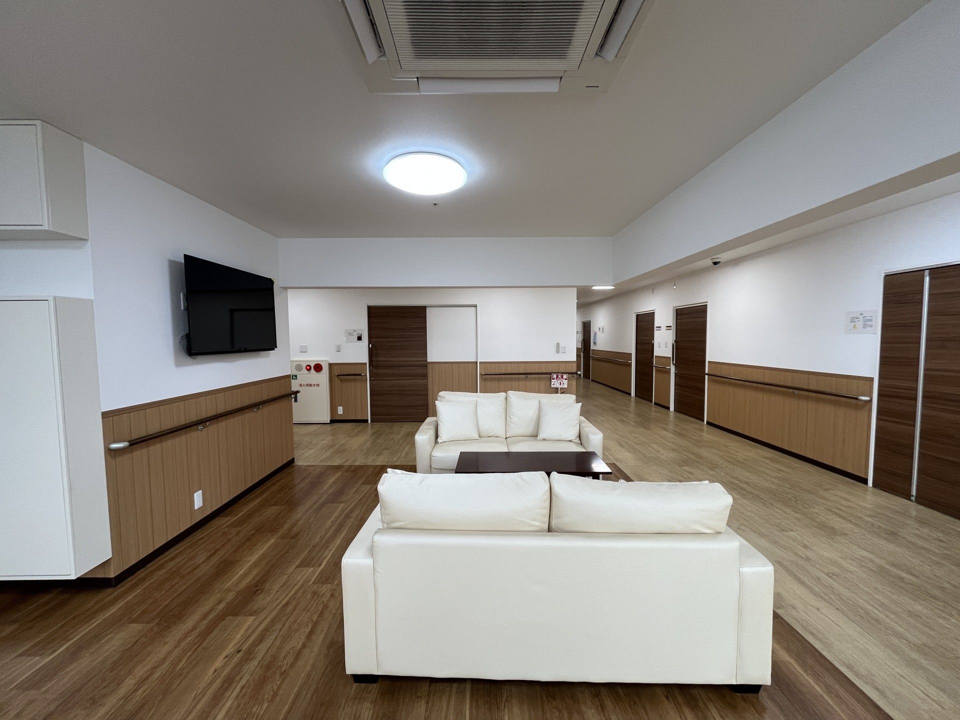 落ち着いた共有スペース