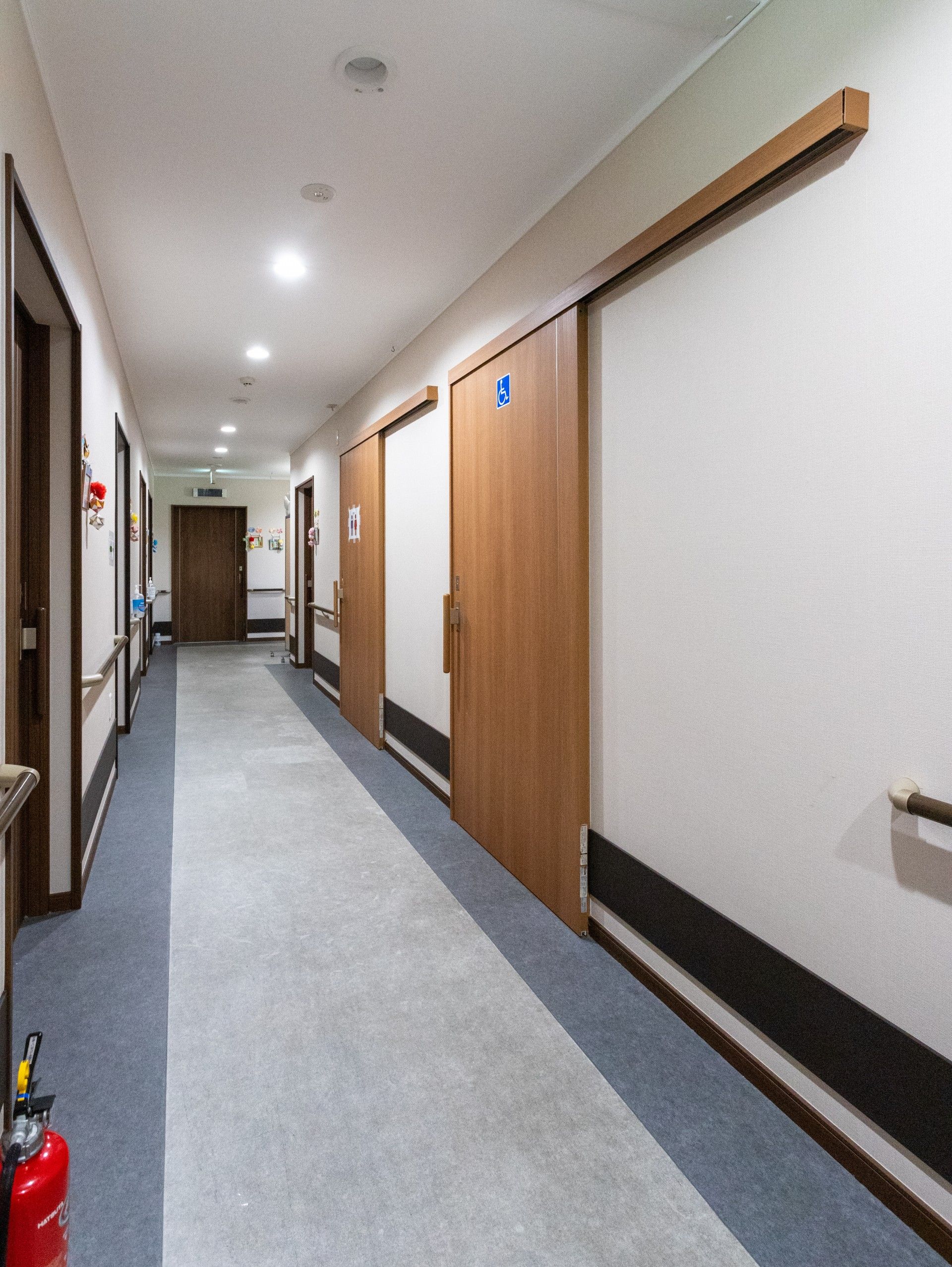 安全に配慮した廊下