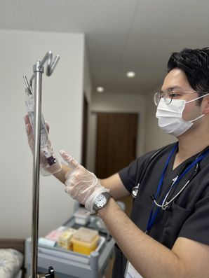 点滴にも対応しています