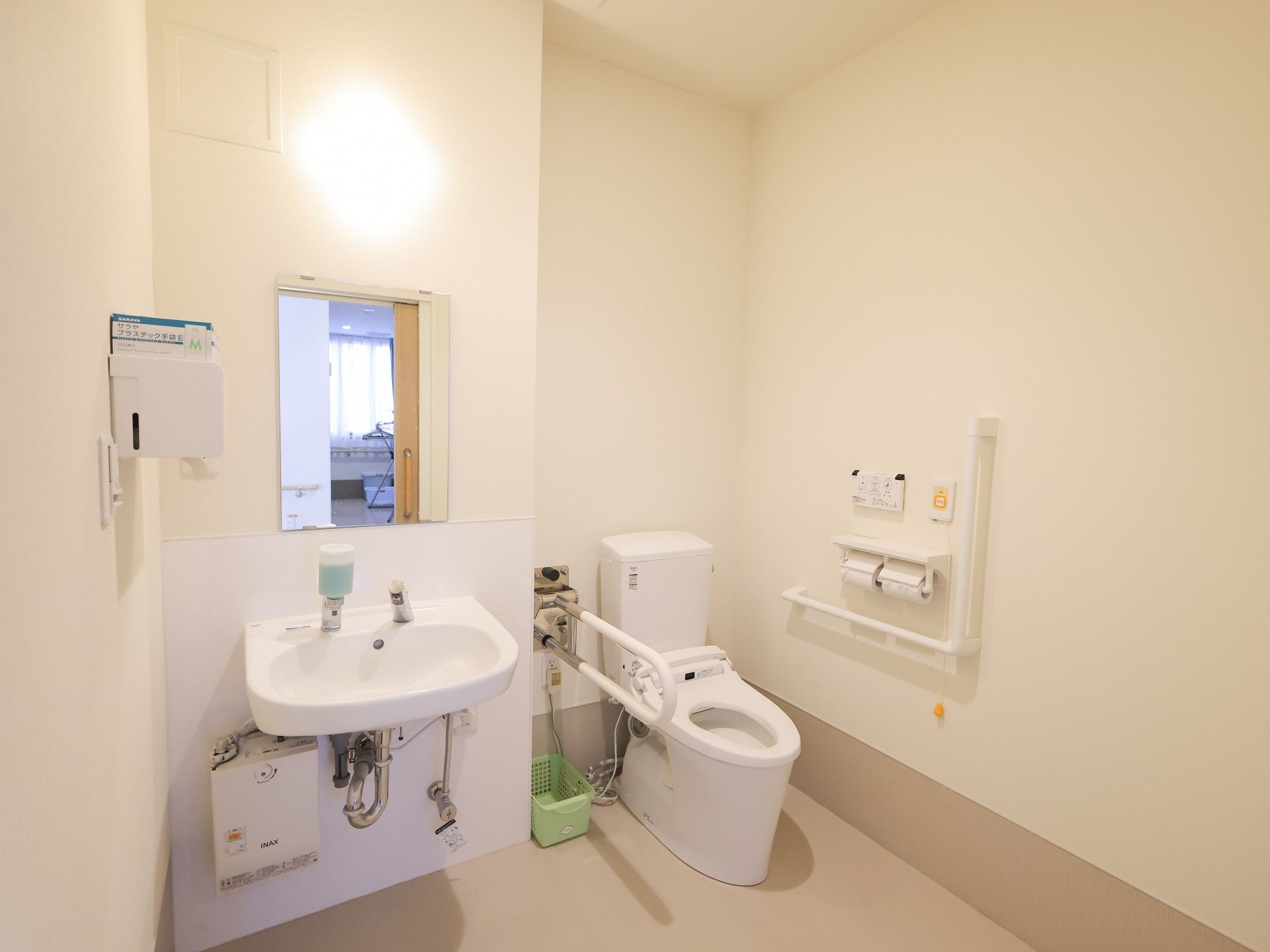 清潔なトイレ設備