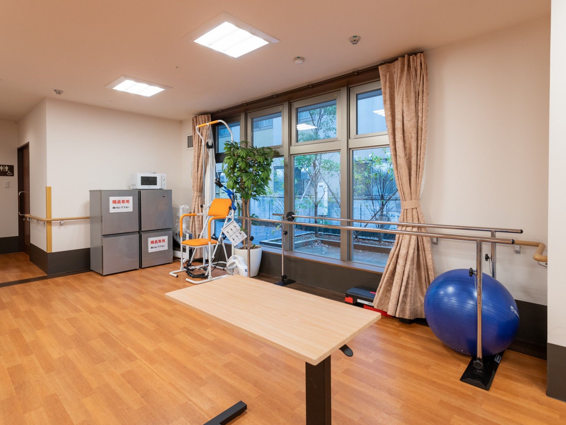 リハビリ用具のある部屋