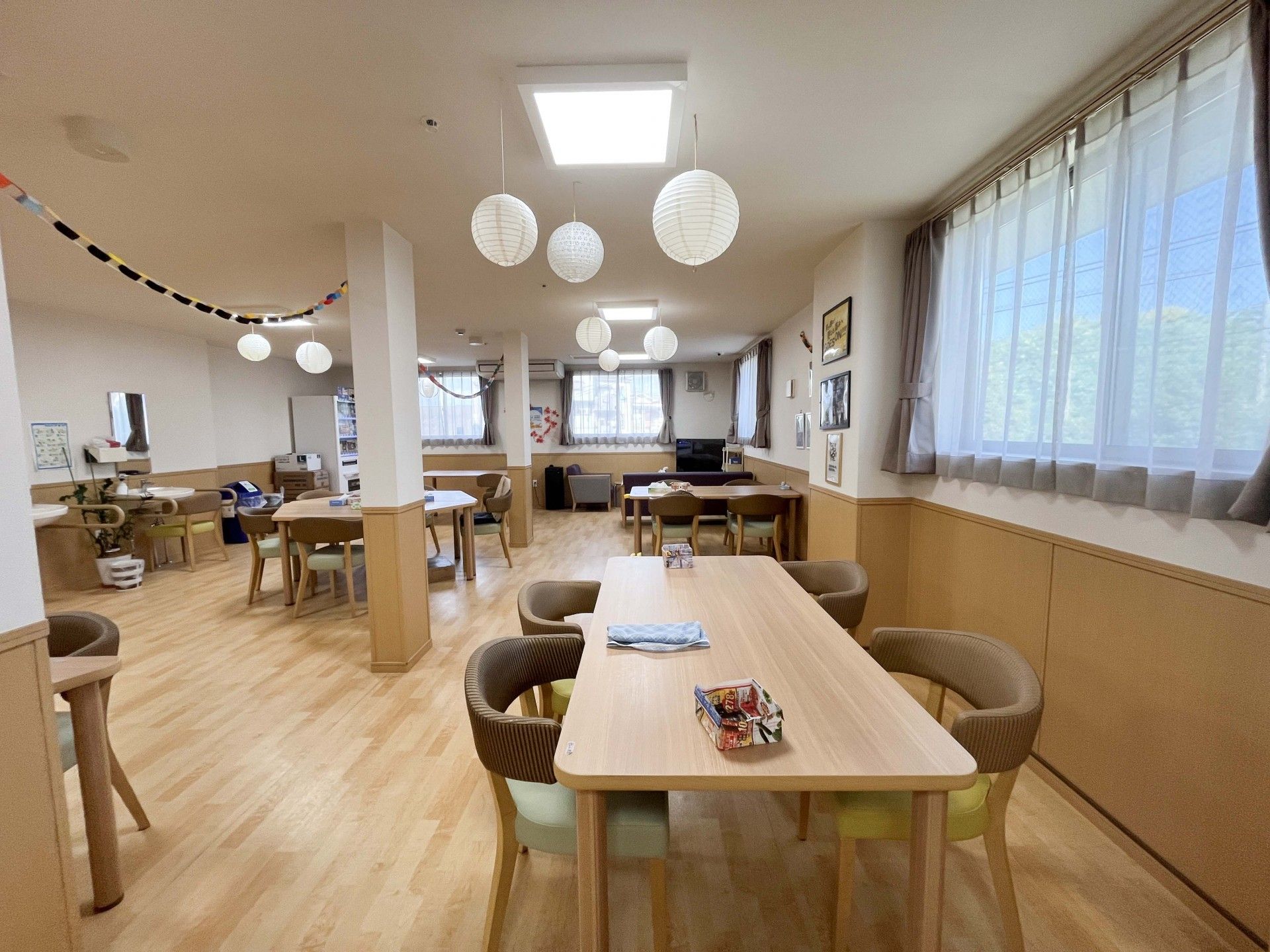 広々とした共有スペース