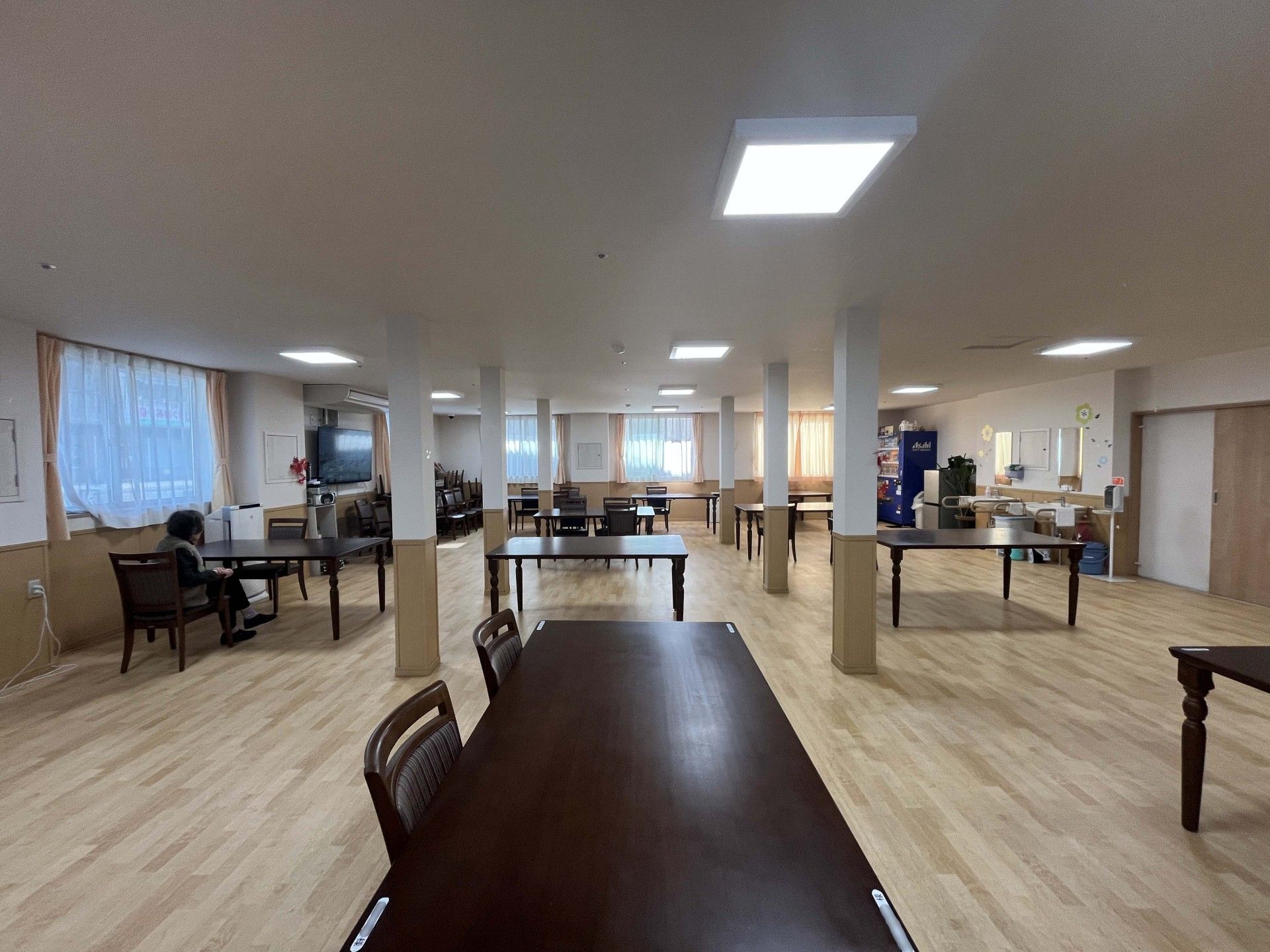 広々とした共有スペース