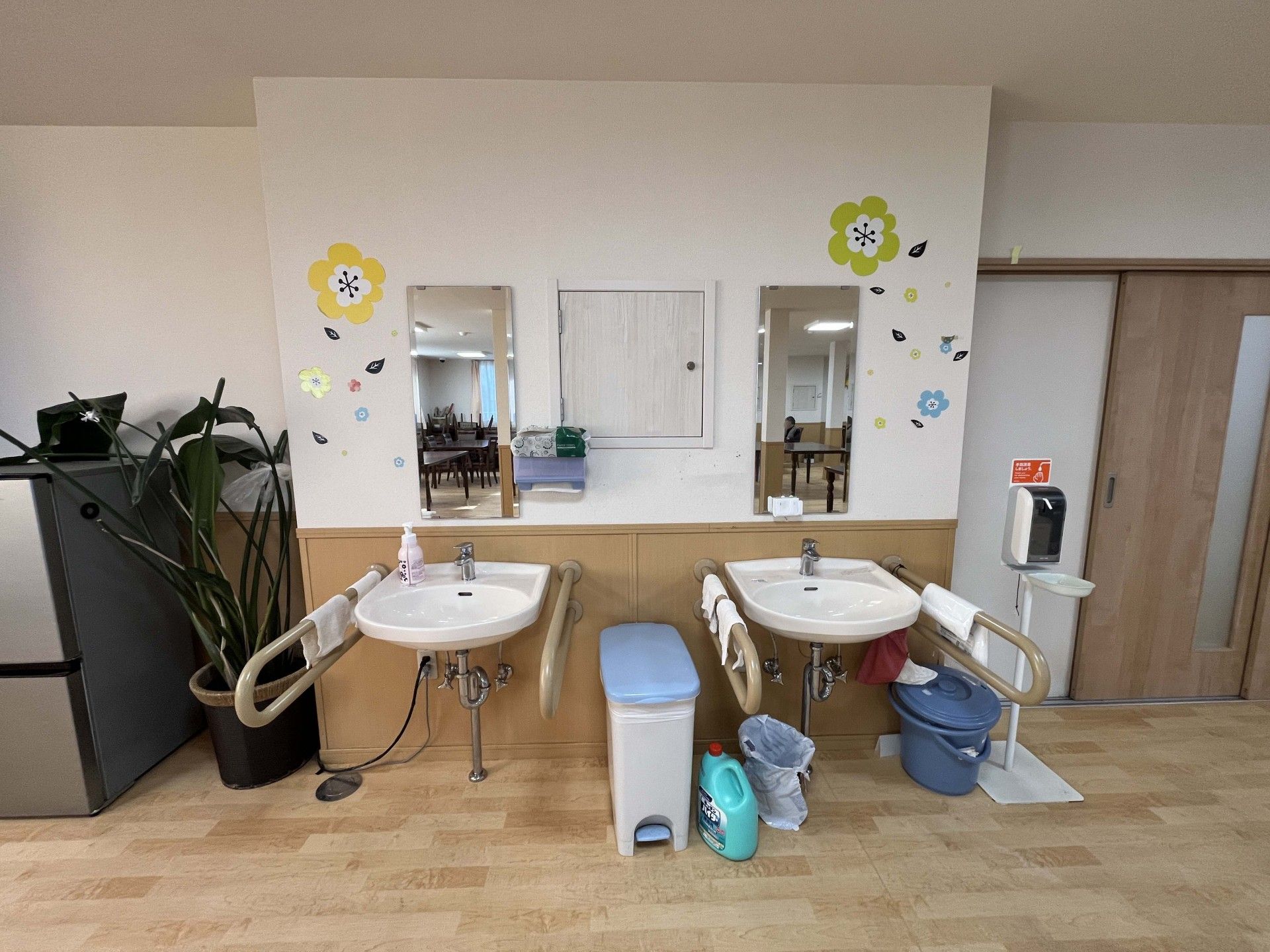 手洗い場の様子