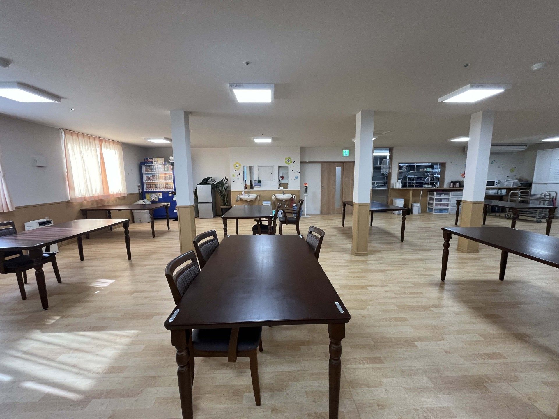 広々とした共有スペース