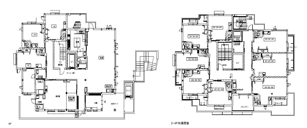 紫翠苑のフロアマップのフロアマップ