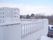 雪景色のバルコニー