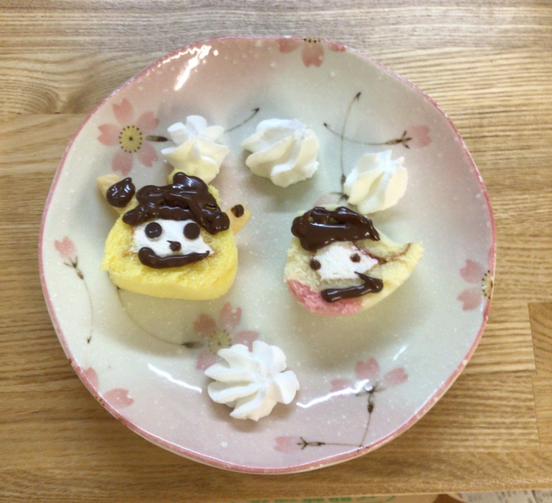手作りおやつの皿