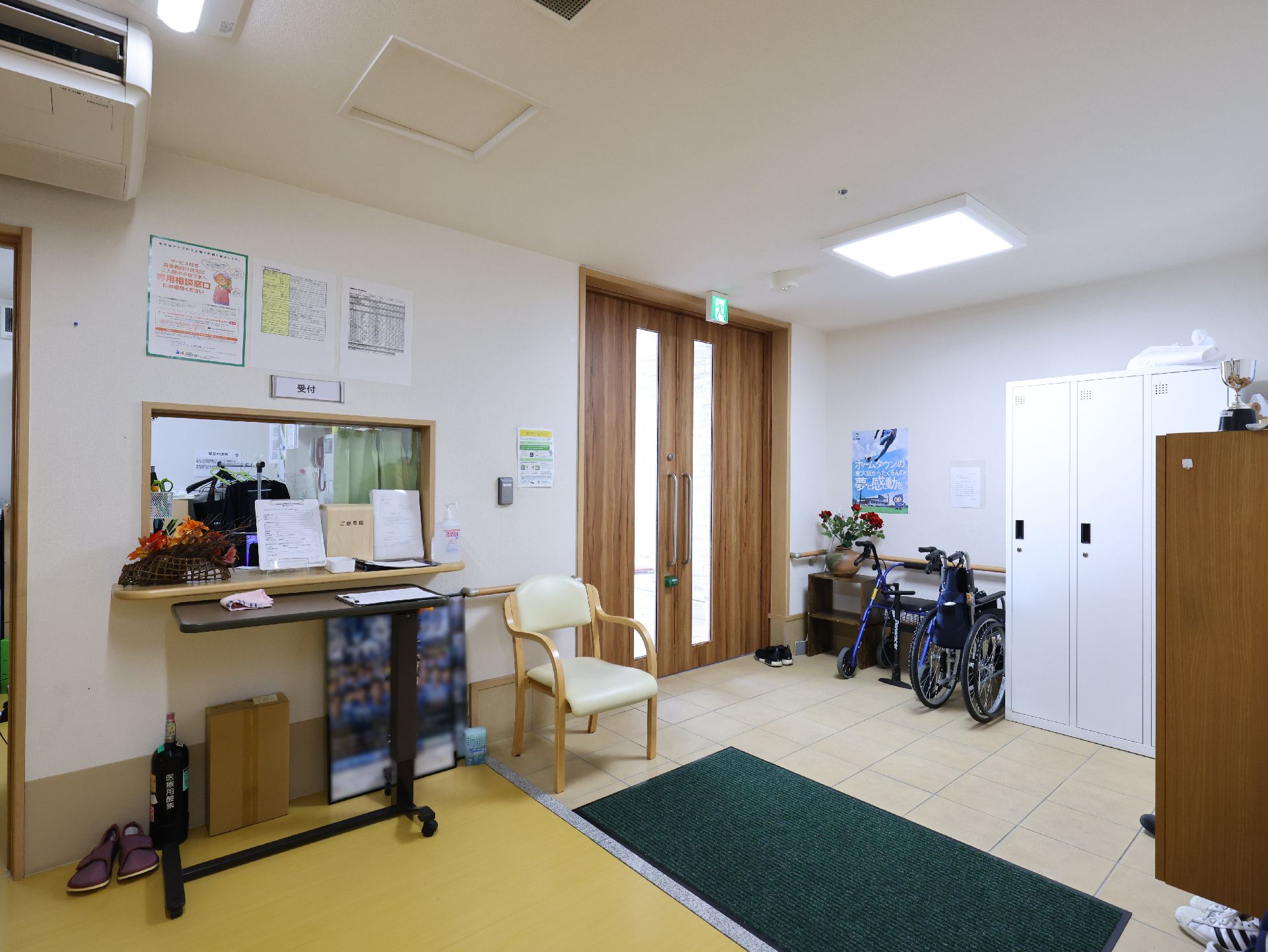 受付を設けた玄関
