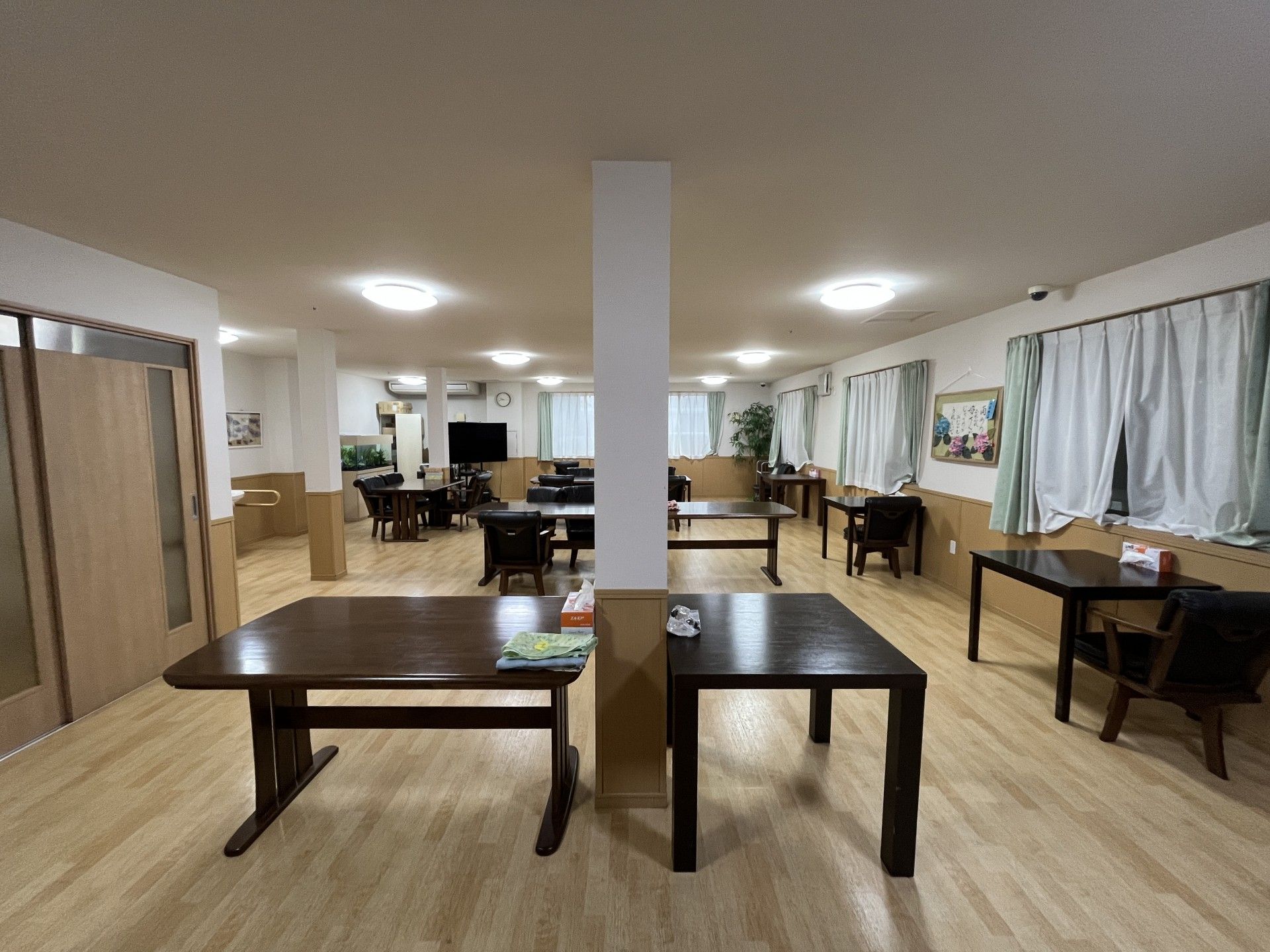 広々とした共有スペース