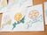 入居者がレクリエーションの時間に取り組んだ朝顔の塗り絵