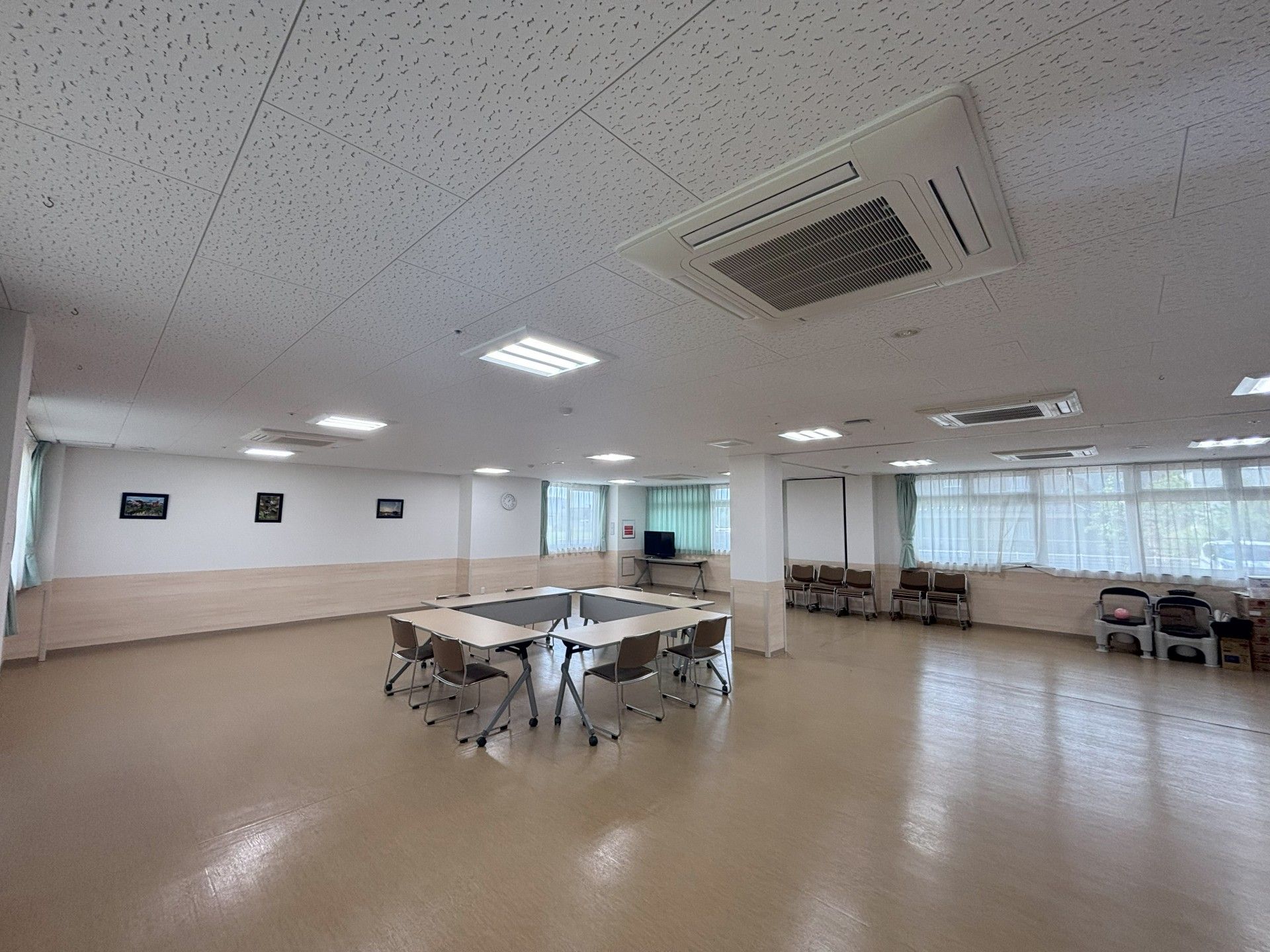 広い多目的スペース