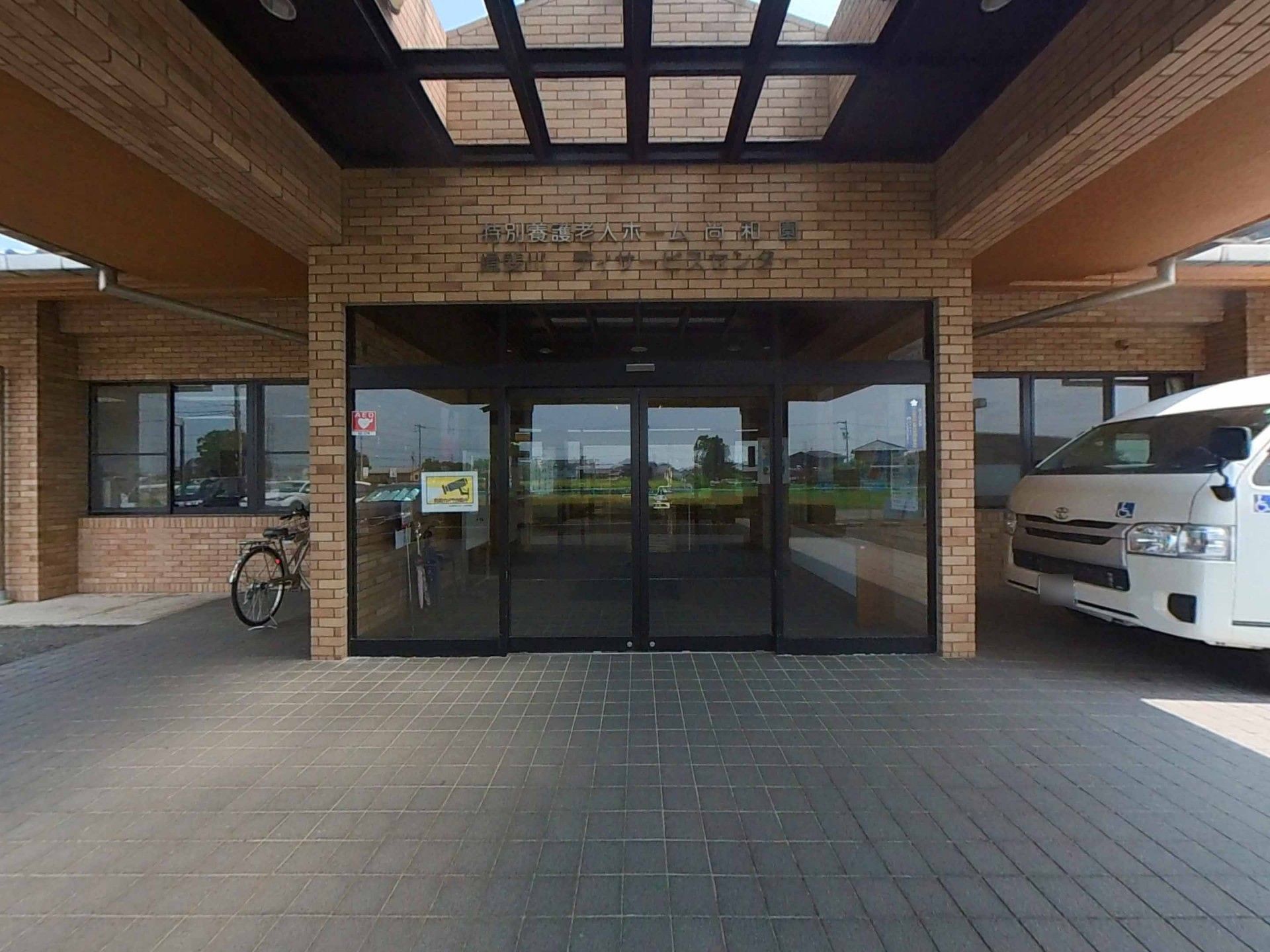 広いエントランス