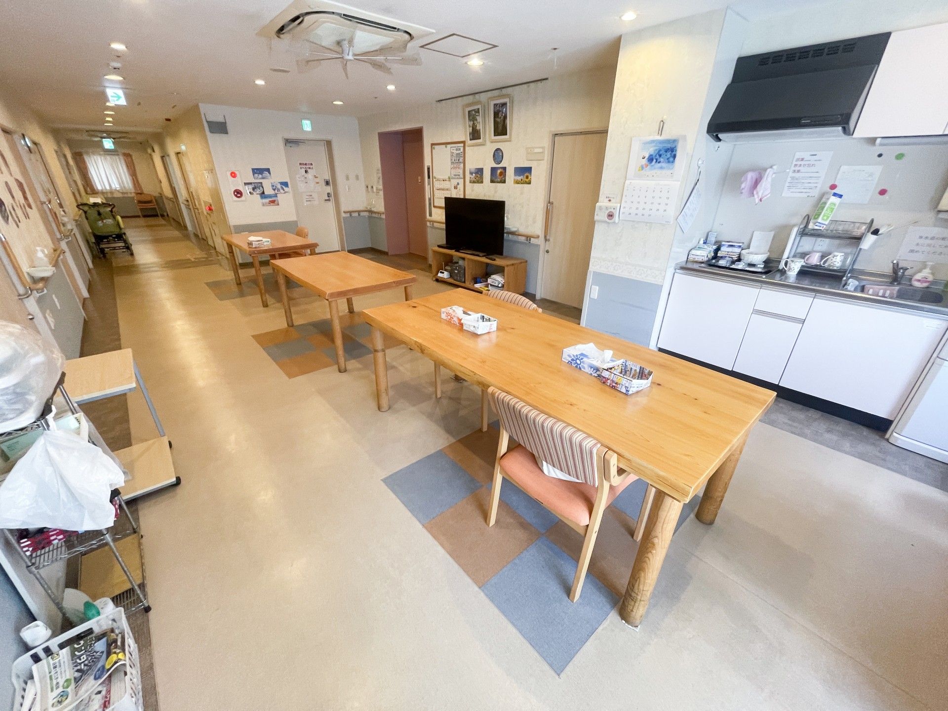 くつろぎの共有スペース