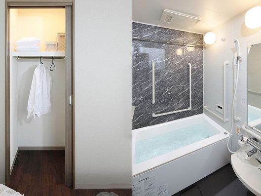 B2タイプ居室 クローゼット/浴室