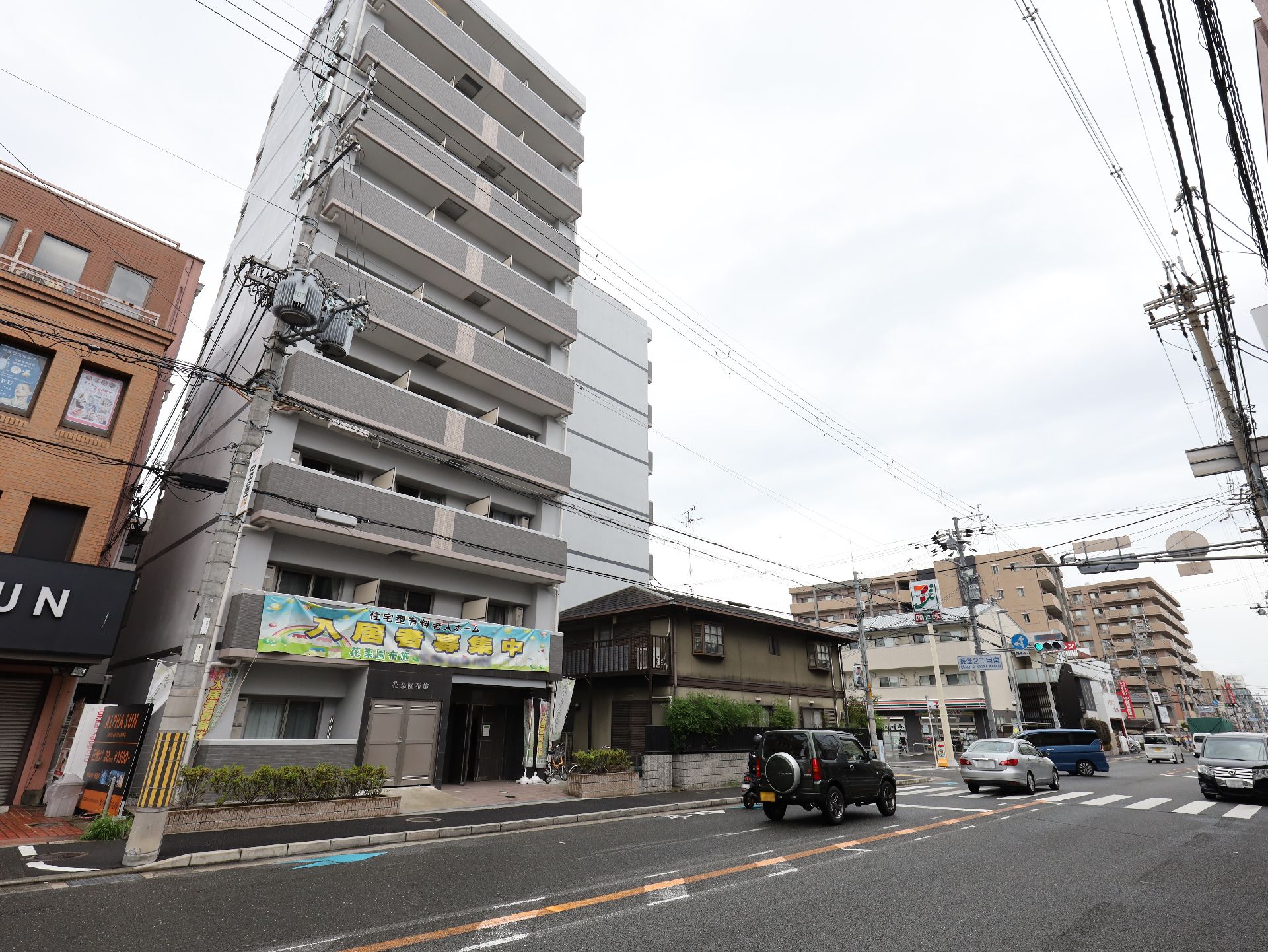 完全個室の施設外観