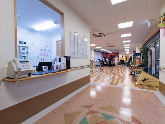 機能訓練室近くのスタッフルーム