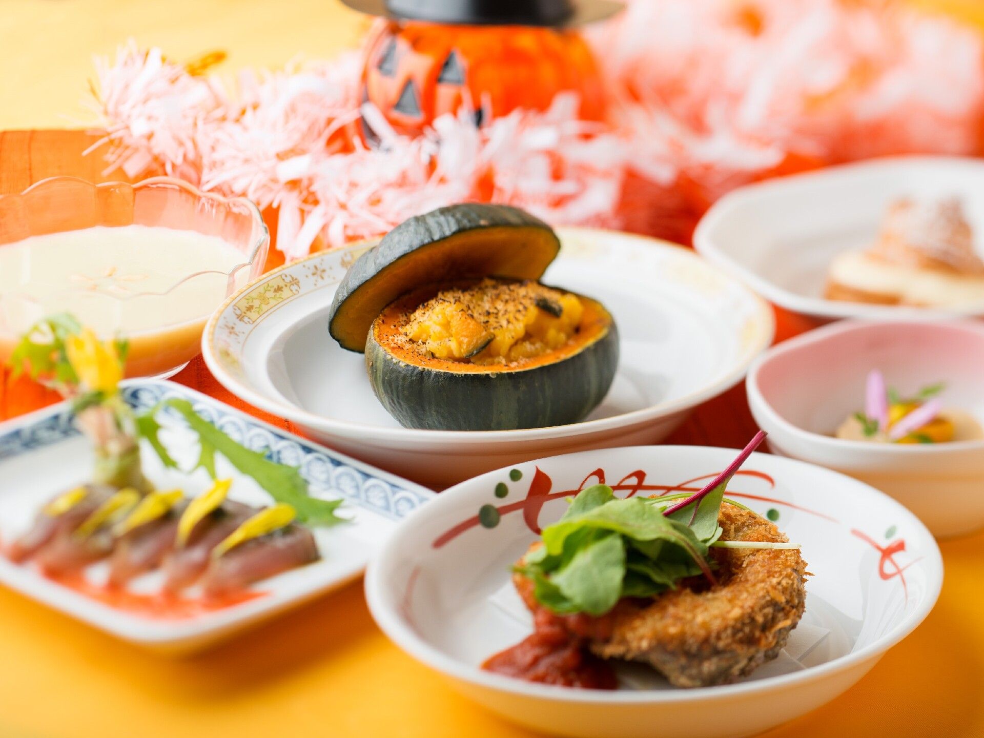色鮮やかな和食の料理
