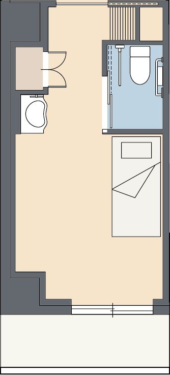 リハリビング神戸須磨のA1タイプの間取り図