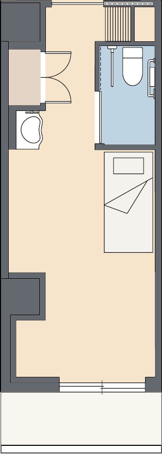 リハリビング神戸須磨のBタイプの間取り図