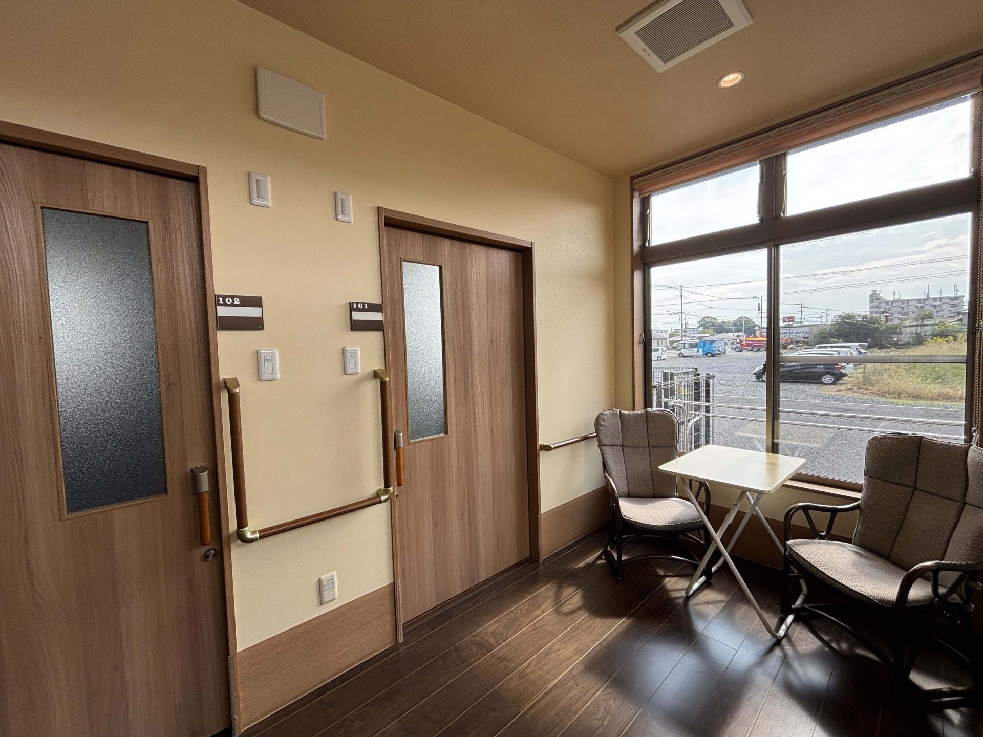 日当たりの良い廊下