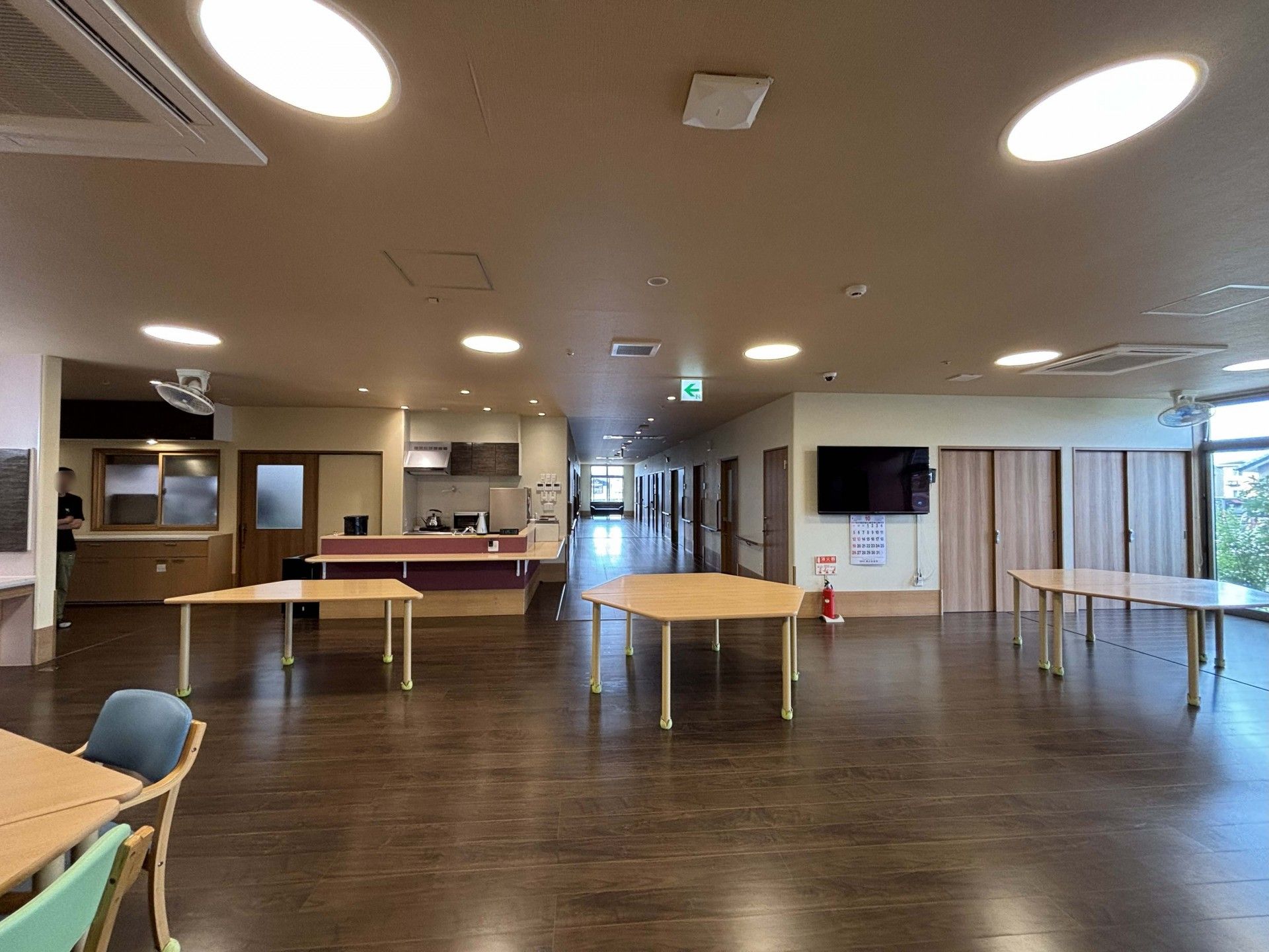 広々とした共用スペース