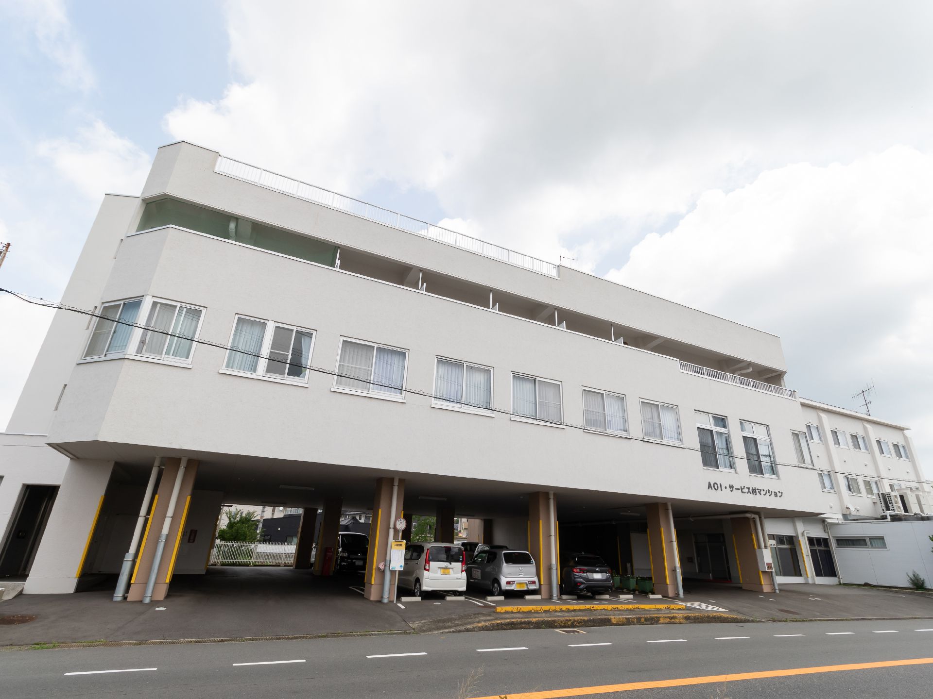 全室個室の施設外観