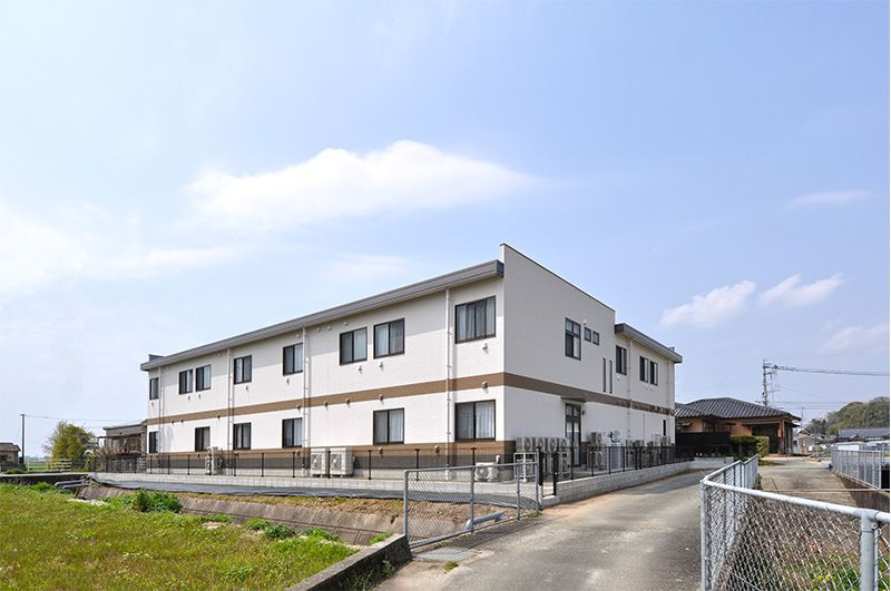 ゆったりした居室の外観