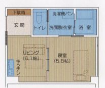 あんしんホームやすおかのGタイプの間取り図