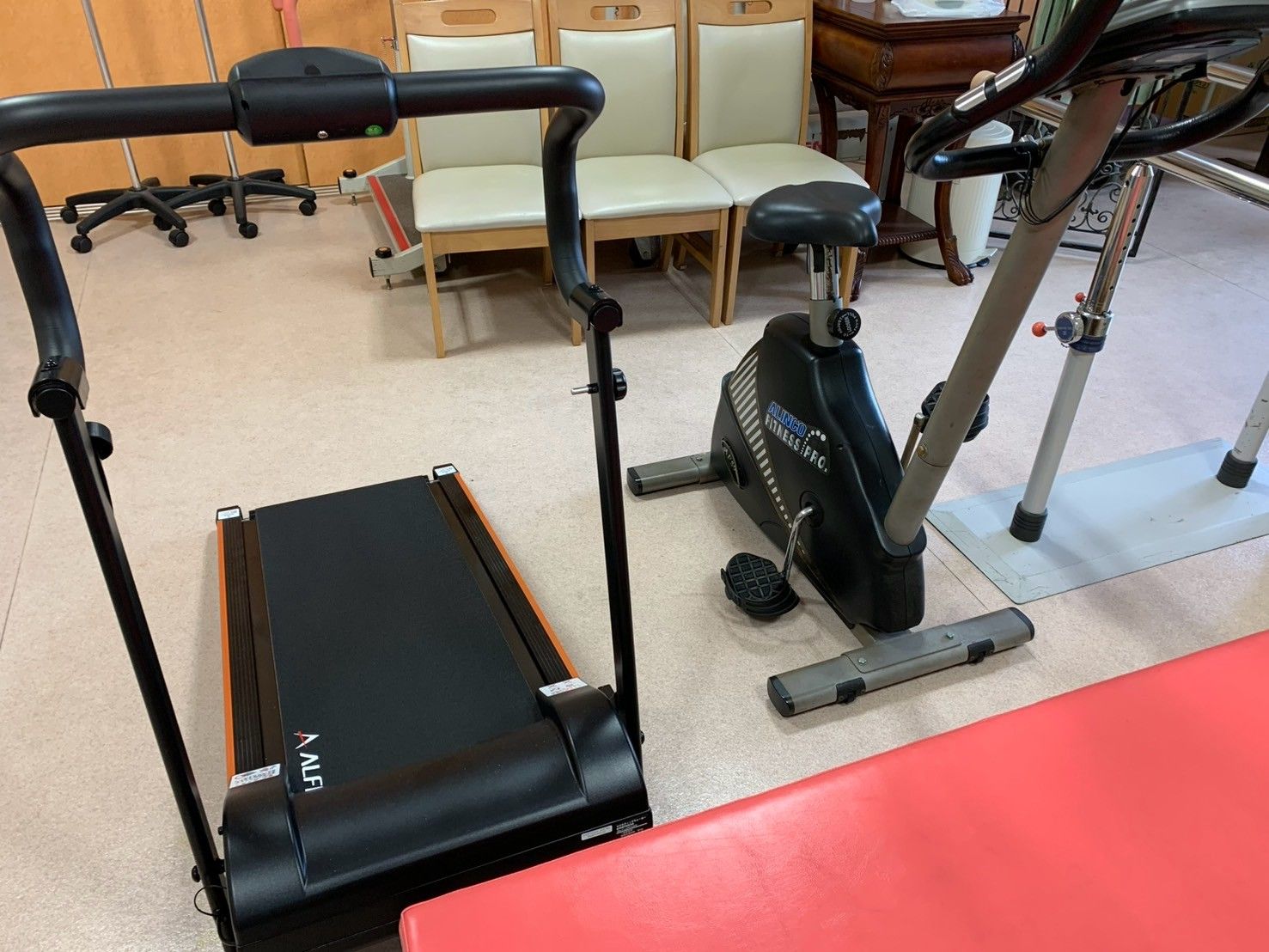 運動器具のある部屋