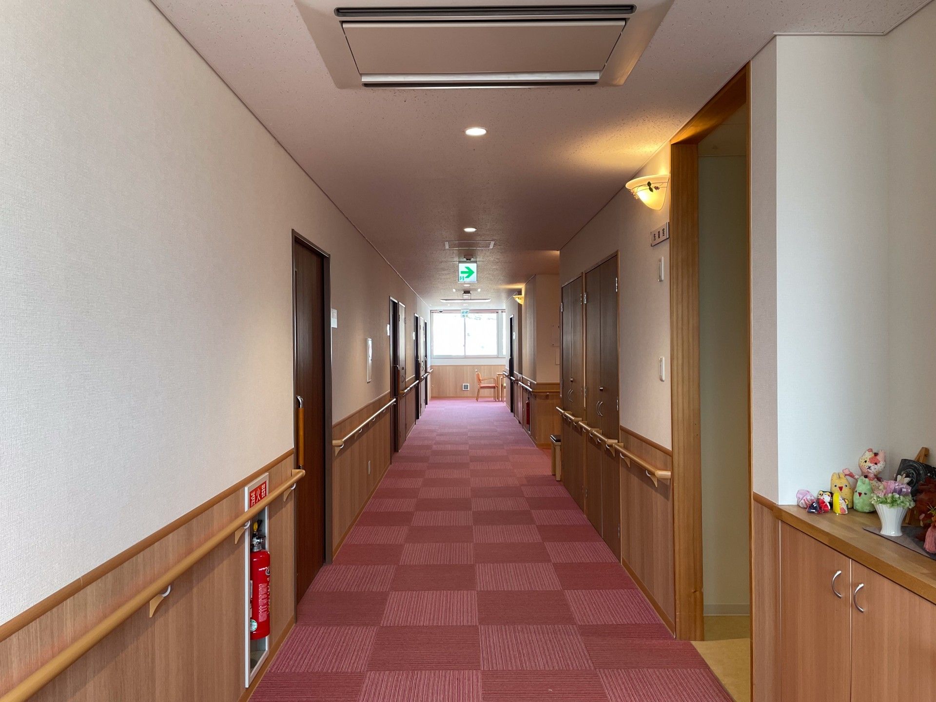 明るい廊下