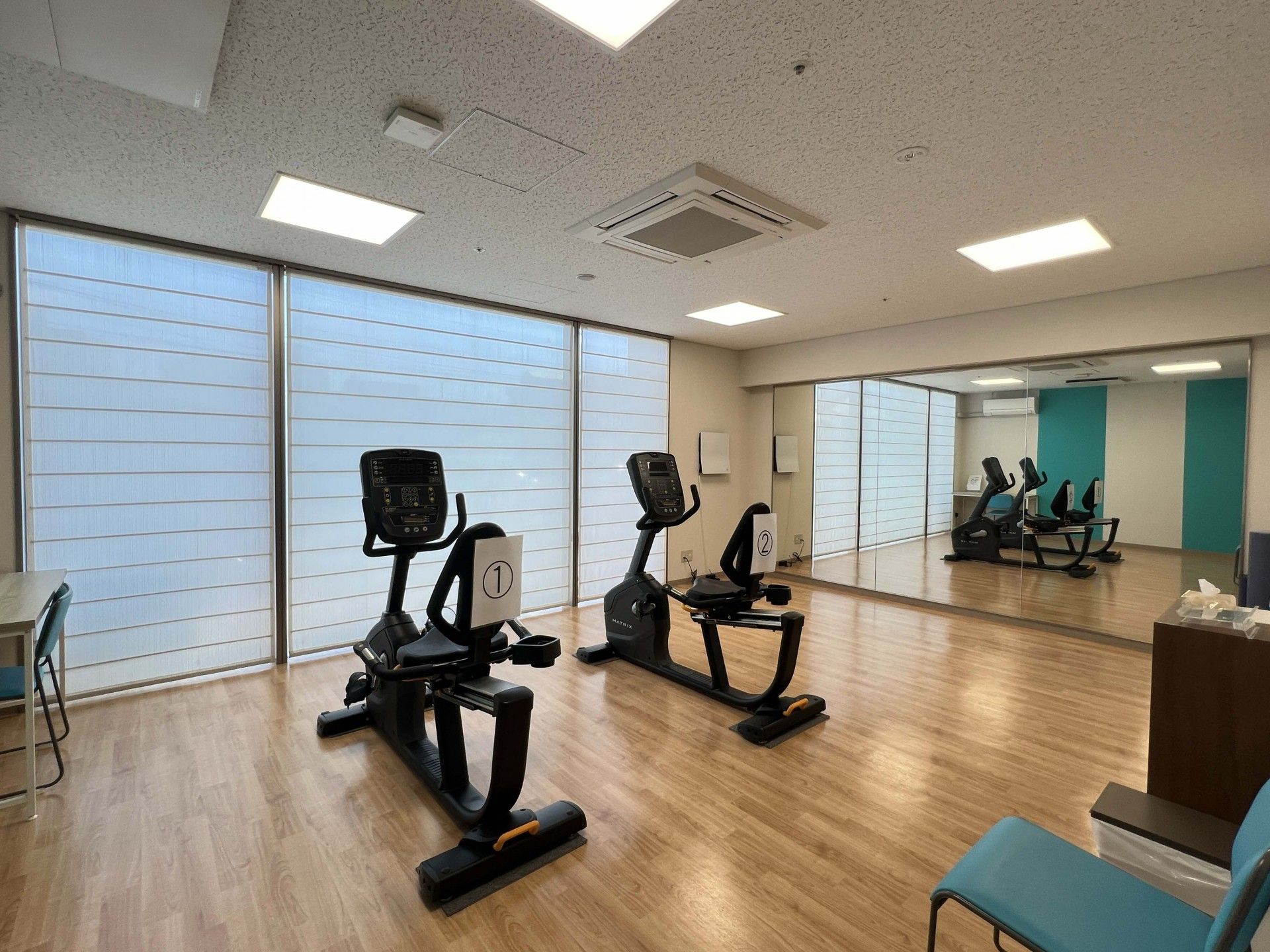 明るい運動スペース