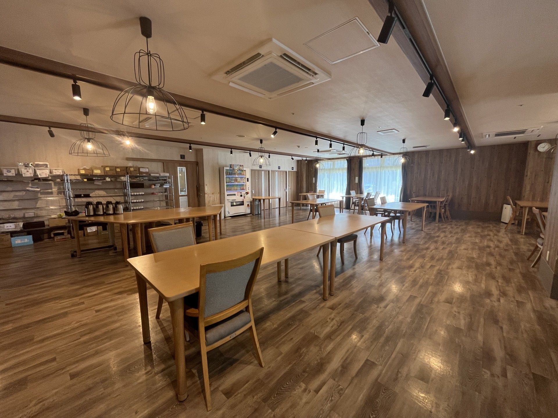 広々とした共有スペース