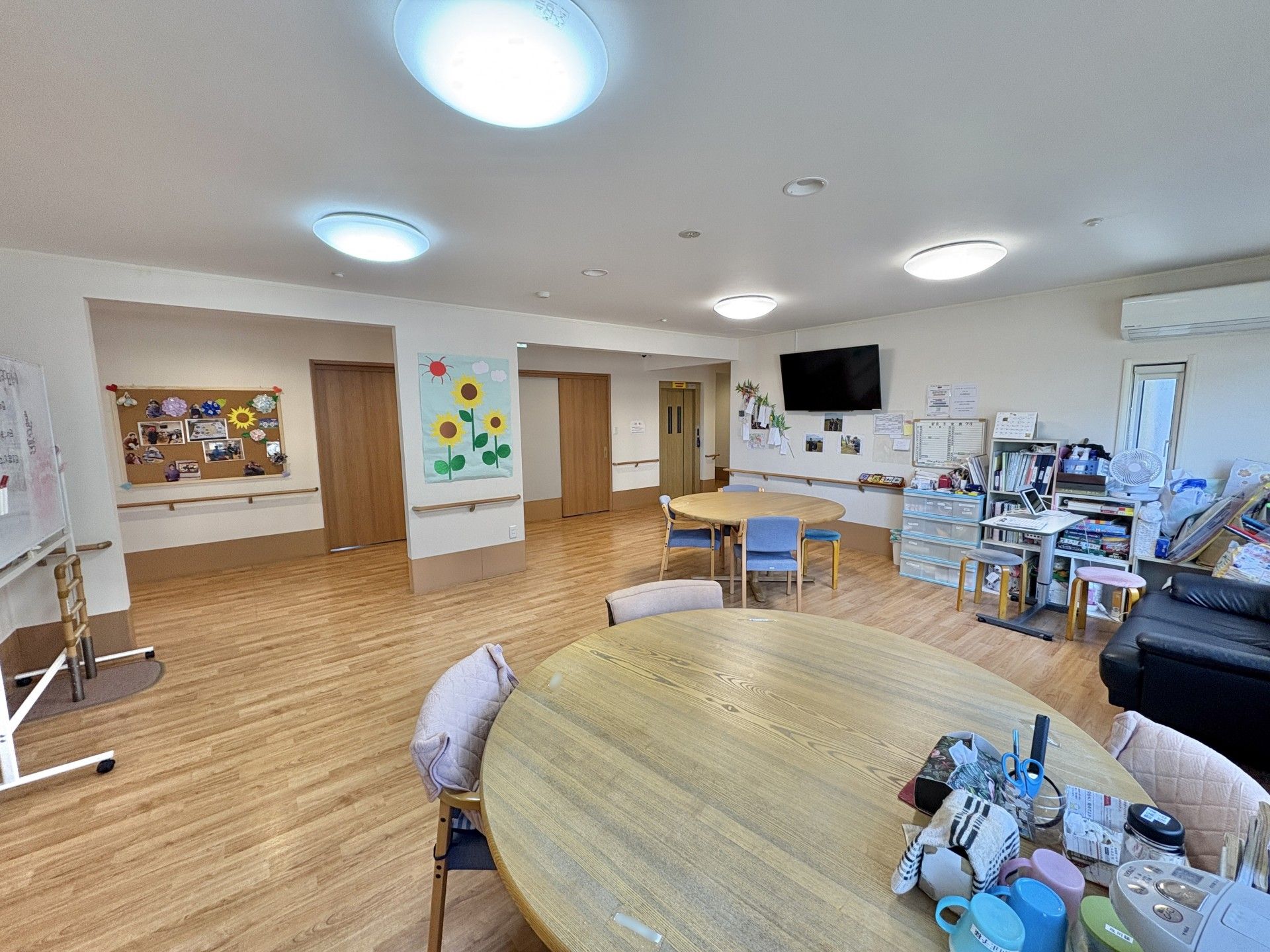 広い共有スペース