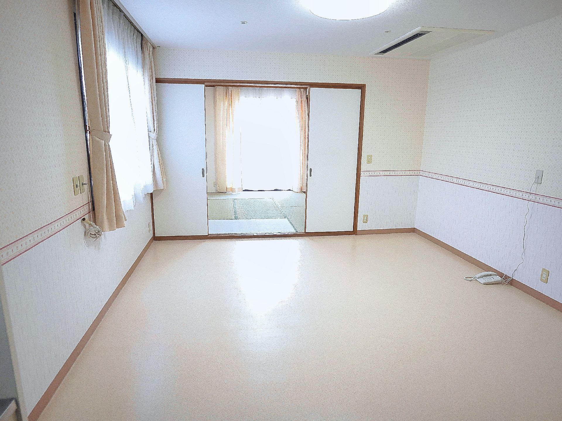 エアコンを完備した居室