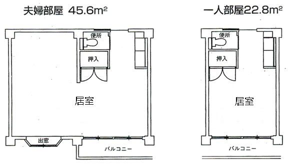 ケアハウス オリーブの間取りの間取り図