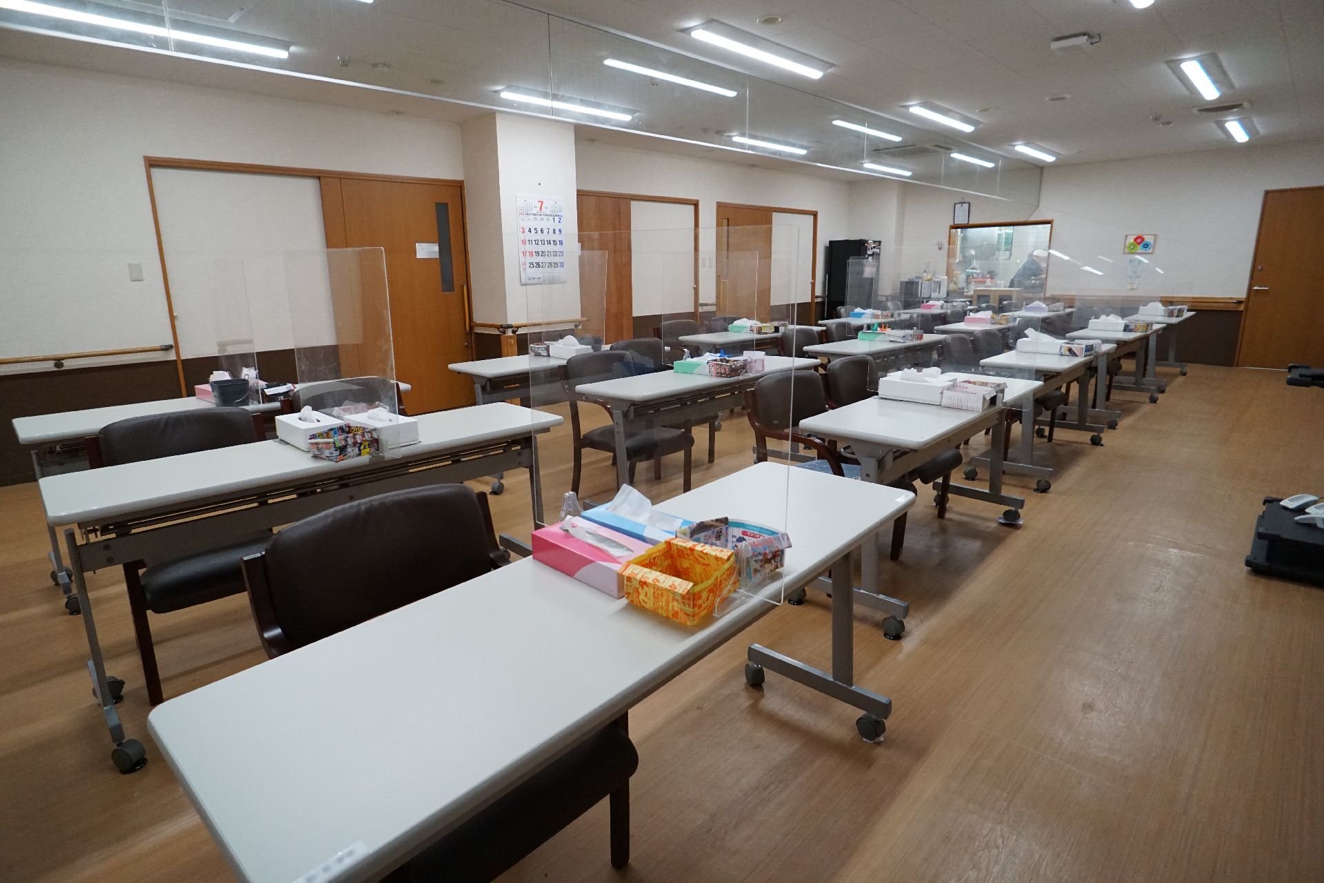 居室出てすぐの共有スペース