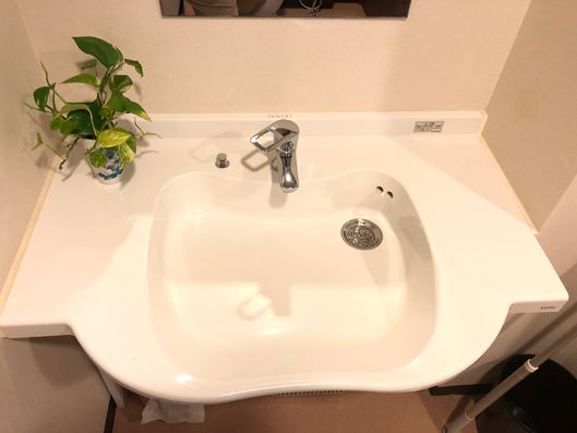 トイレ内洗面台（モデルルーム）
