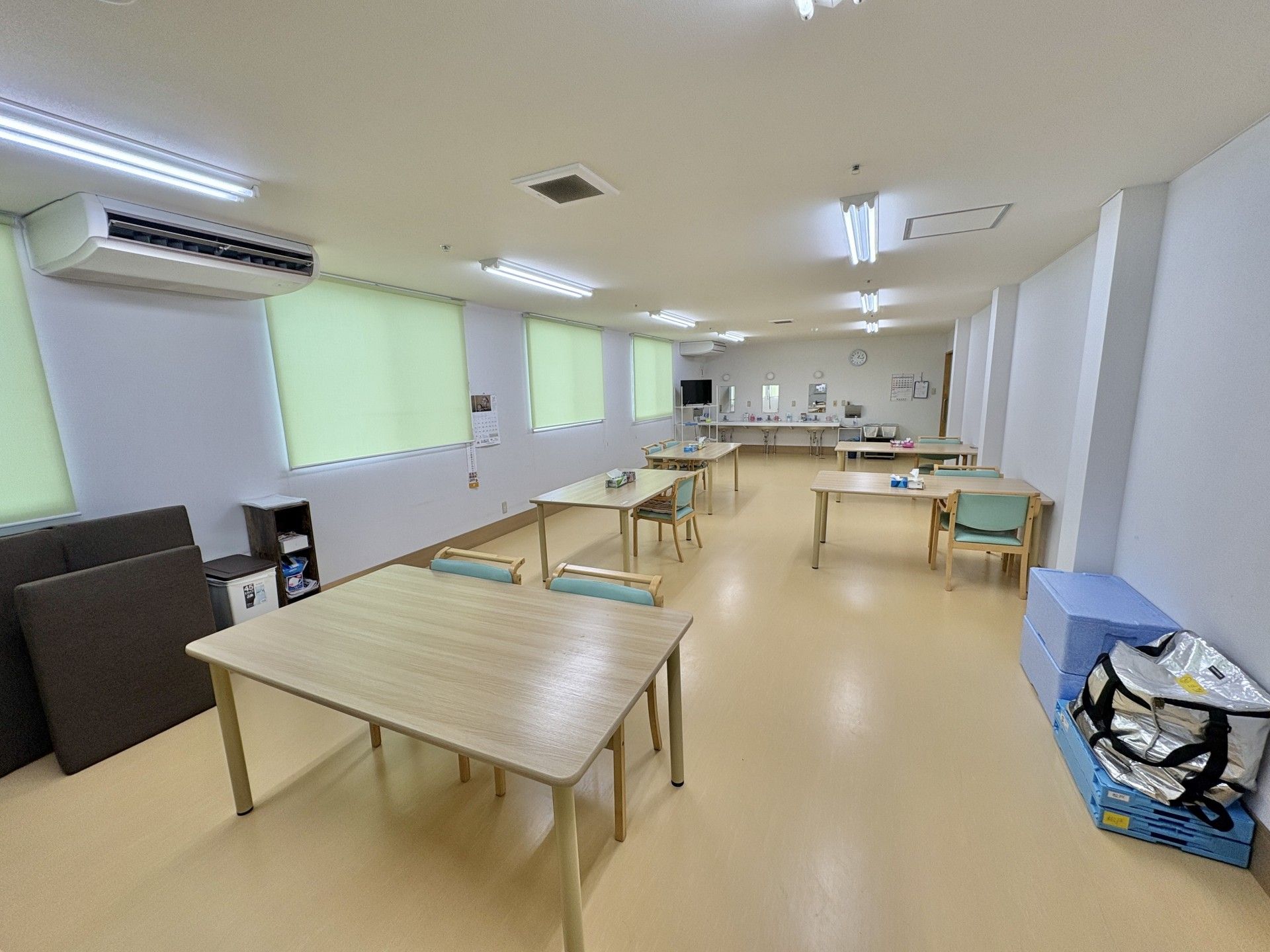 広々とした共有スペース