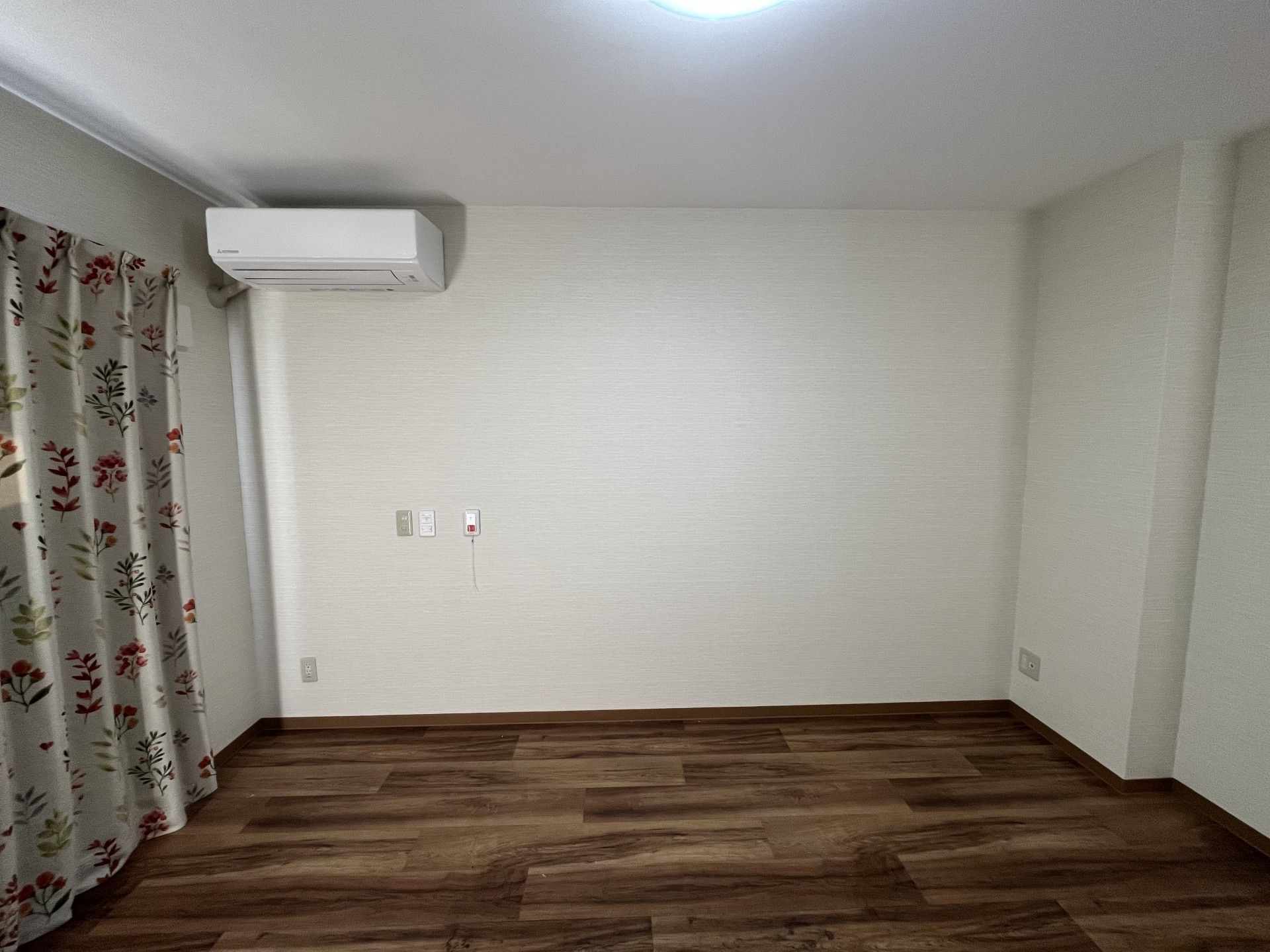 エアコン付きの部屋