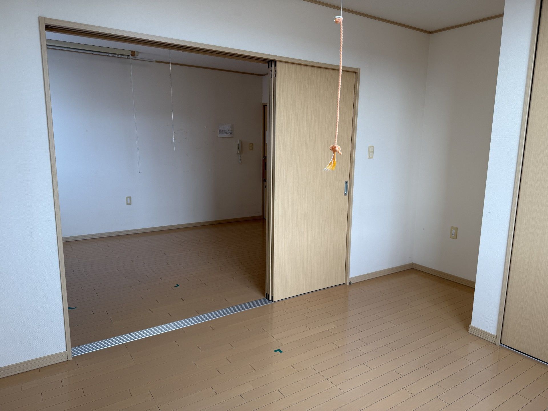 引き戸のある部屋