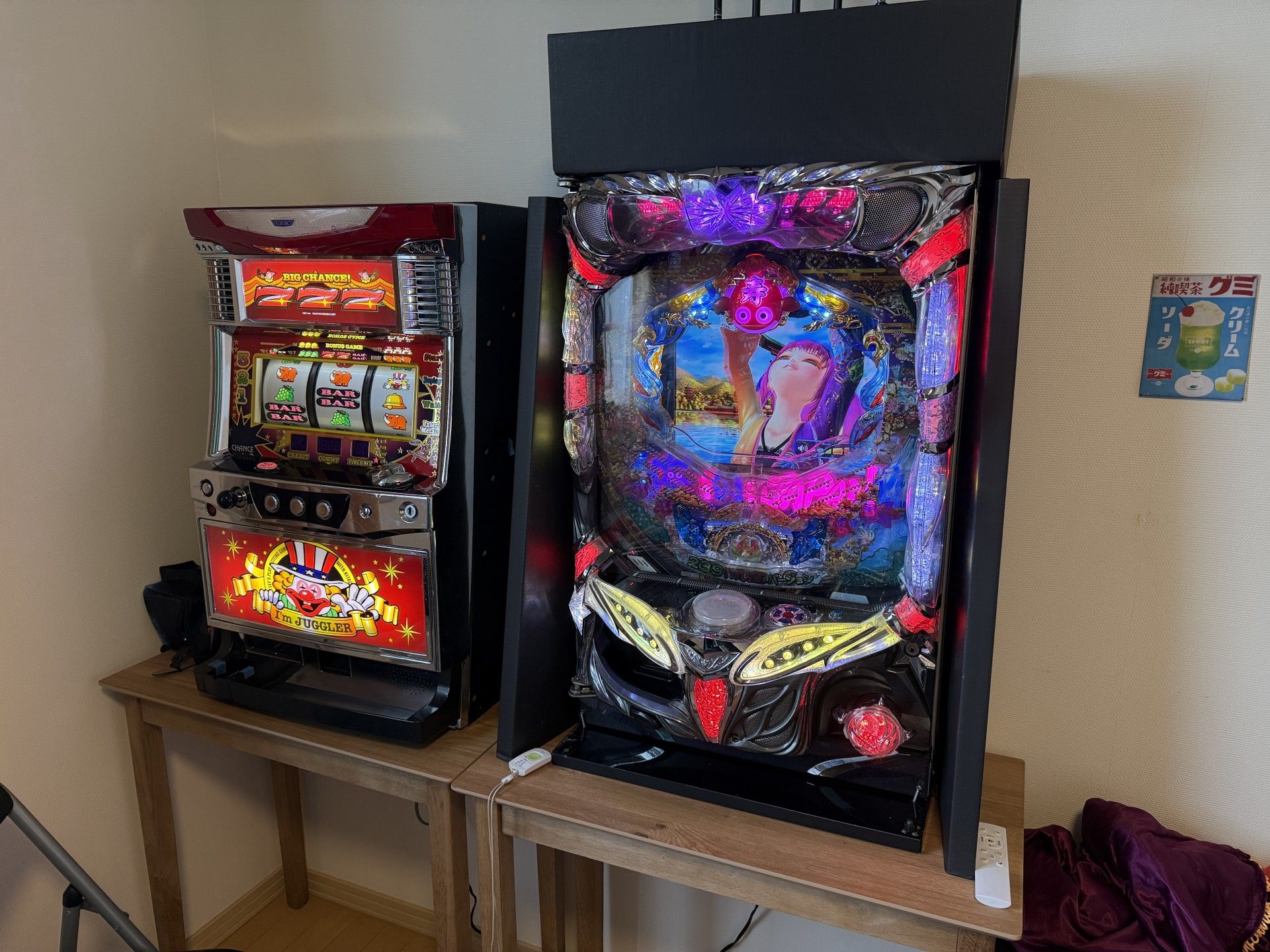 遊び心あふれる一角