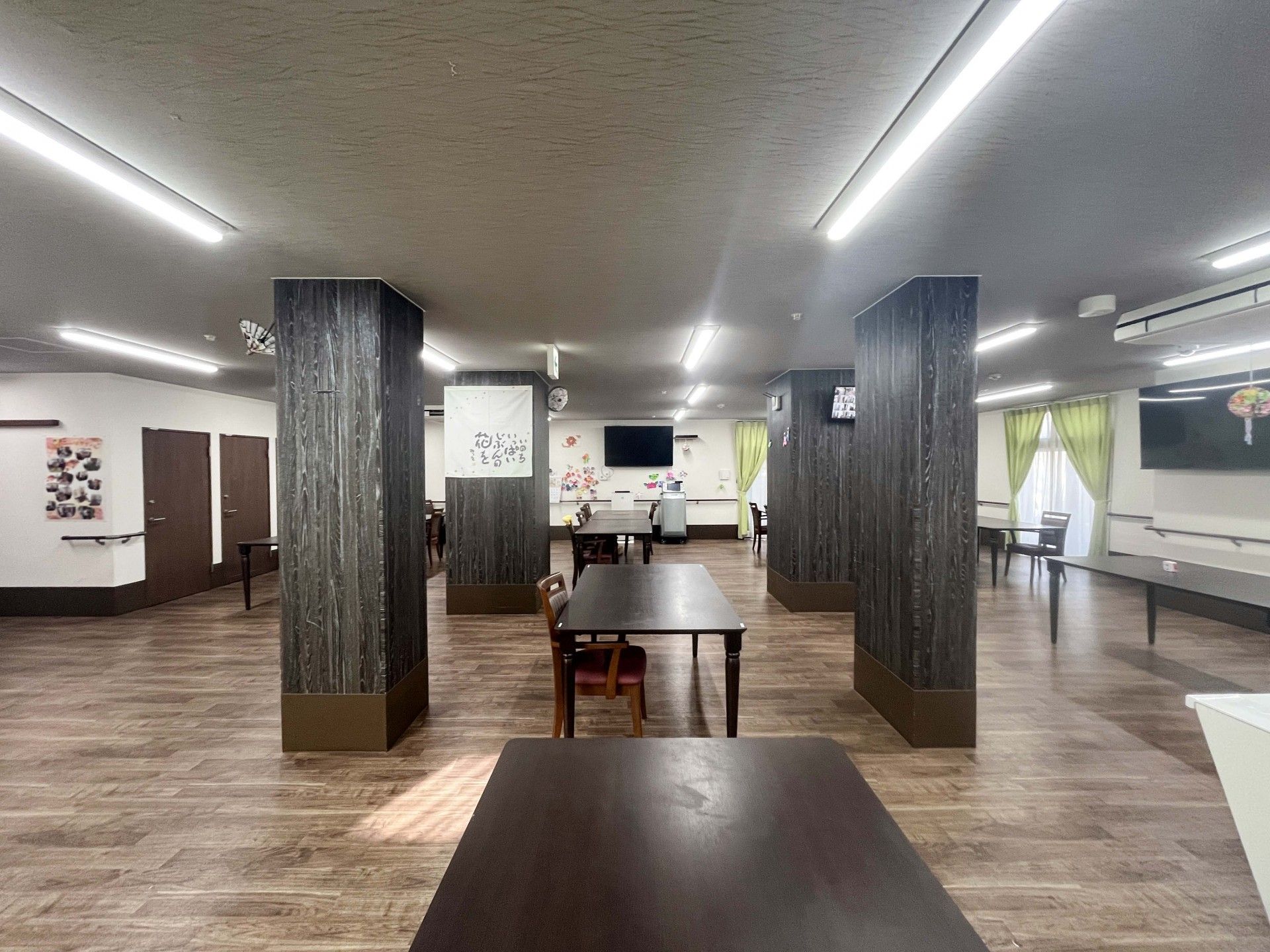 広々とした共有スペース