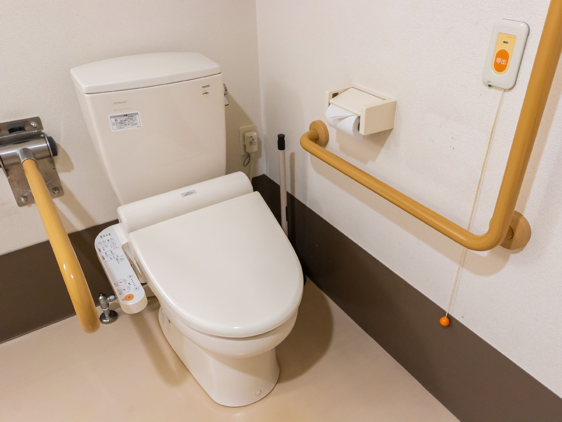 安全面に配慮したトイレ