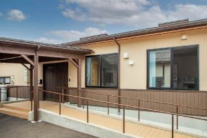 バリアフリー設計の玄関